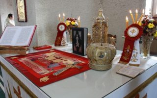 ЕПИСКОП АТАНАСИЈЕ СЛУЖИО СВЕТУ АРХИЈЕРЕЈСКУ ЛИТУРГИЈУ	                                                     У МАНАСТИРУ КЛИСИНА