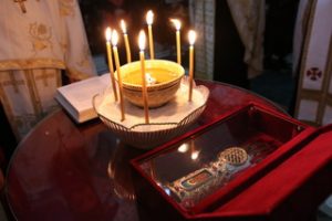 Јелеосвећење у манастиру Клисина